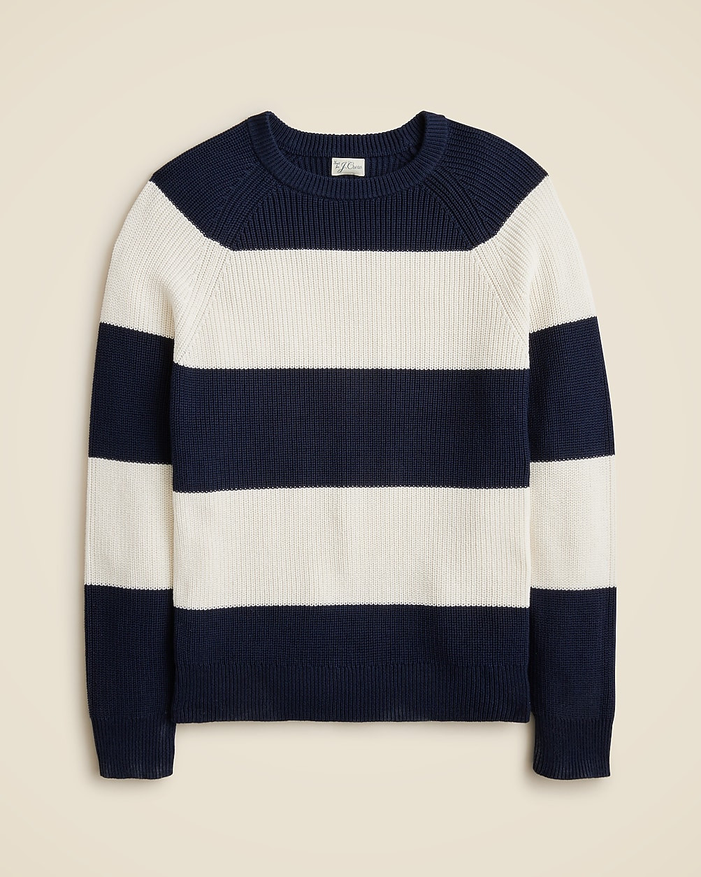 Ribbed cotton sweater in stripe | J. Crew US