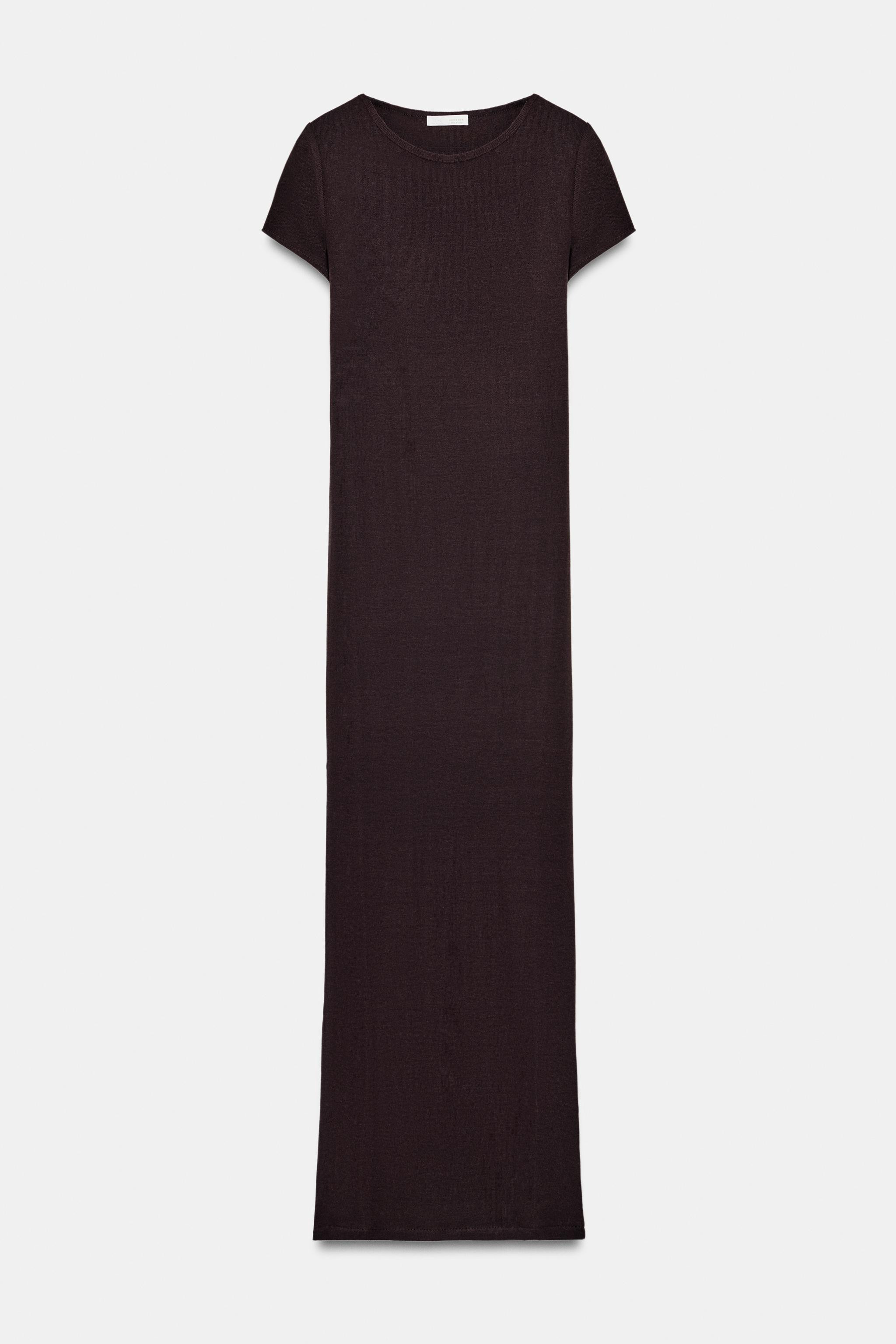 SHORT SLEEVE MAXI DRESS | Zara Canada