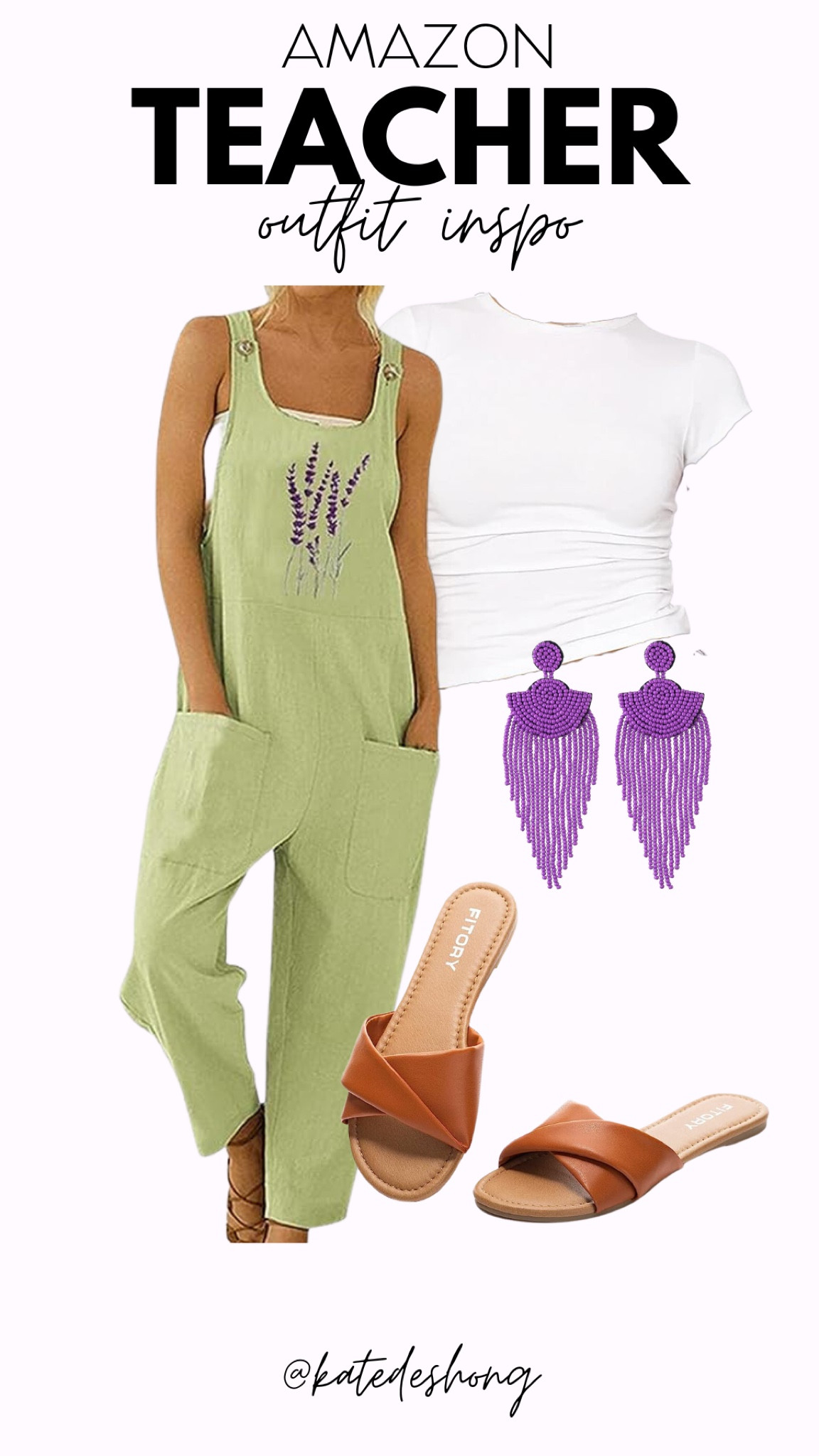 Teacher outfits. Work wear outfits. Casual work outfits. No jeans. No dresses. Work pants. Work blouses. Teacher T-shirt. Amazon finds. budget shopping. Teacher earrings. Back to school. Pencils. Graphic tee. Fun pants. Plaid pants. Cute headband. Teacher headband. Under $50. Teacher outfit inspo. Pinterest teacher. Kindergarten teacher. Overalls. Jumpsuits. 

#LTKworkwear #LTKBacktoSchool #LTKFind