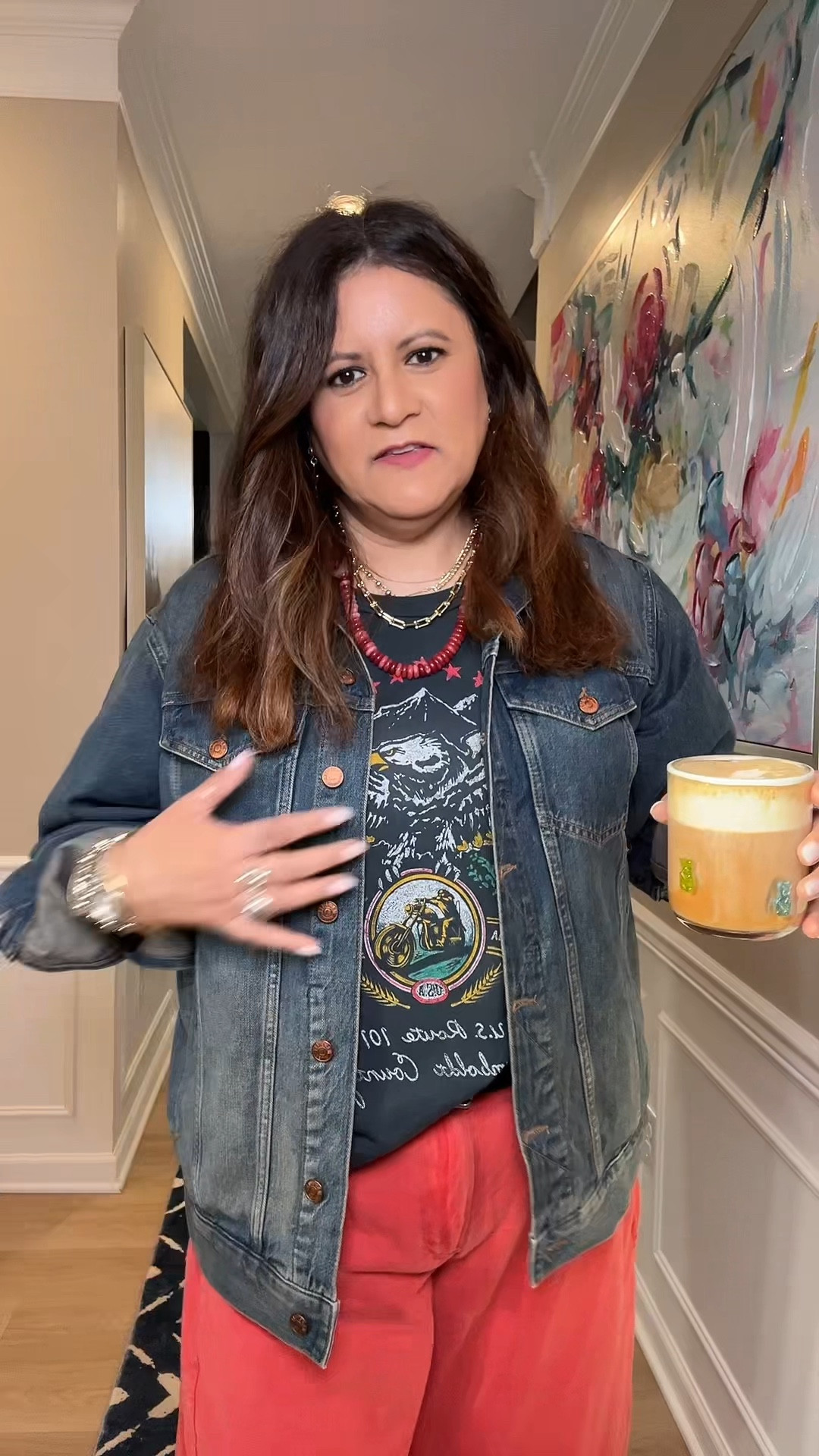 Wearing my uniform today. I love a graphic tee OOTD 

#LTKOver40 #LTKMidsize #LTKootd