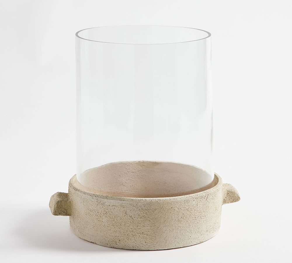 Artisan Handcrafted Ceramic Hurricane Candleholder | Pottery Barn (US)