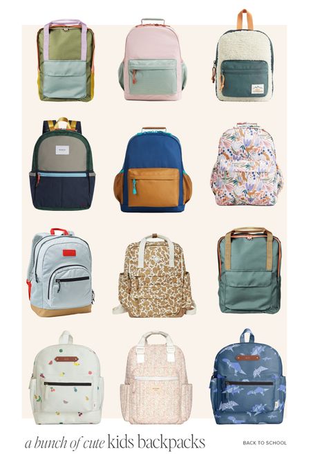 a bunch of cute backpacks for back to school! 

#LTKkids #LTKsalealert #LTKBacktoSchool