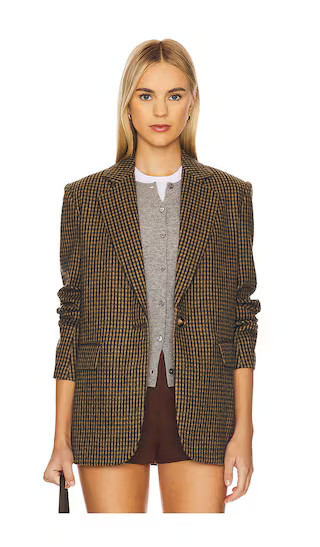 Elodie Alex Blazer in Brown Combo | Revolve Clothing (Global)