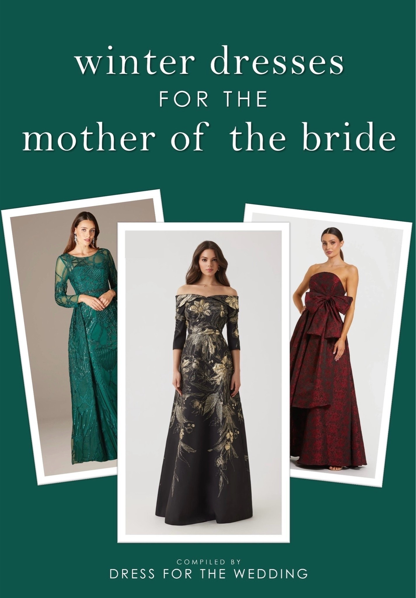 Mother of the Bride dresses for winter weddings. Winter dresses for the mother of the bride and mother of the groom. Long sleeve dresses and gowns for winter weddings. Formal dresses for mothers of the wedding. Fashion over 50.

#LTKOver40 #LTKWedding #LTKSeasonal