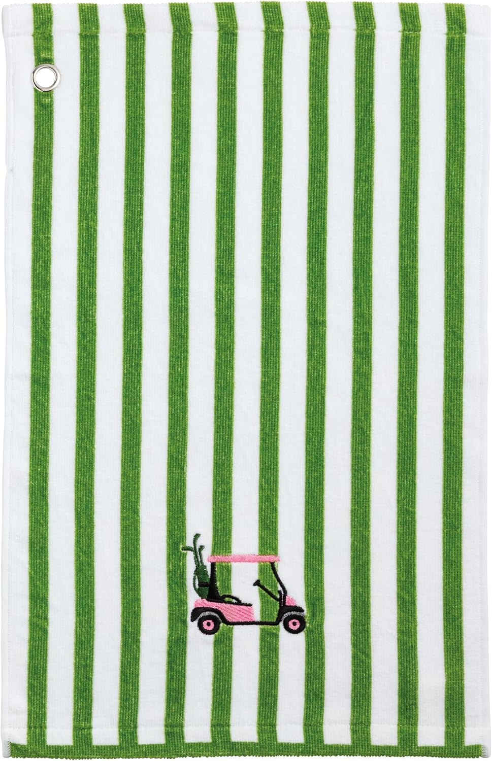 Mud Pie Green Cotton Golf Cart Terry Towel | Amazon (US)