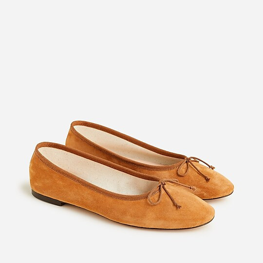 Zoe ballet flats in suede | J. Crew US