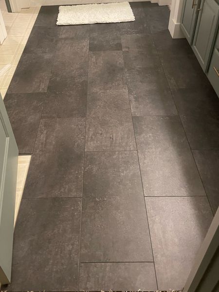 LVT click lock flooring is making for a big change in the master bath! 

#LTKhome