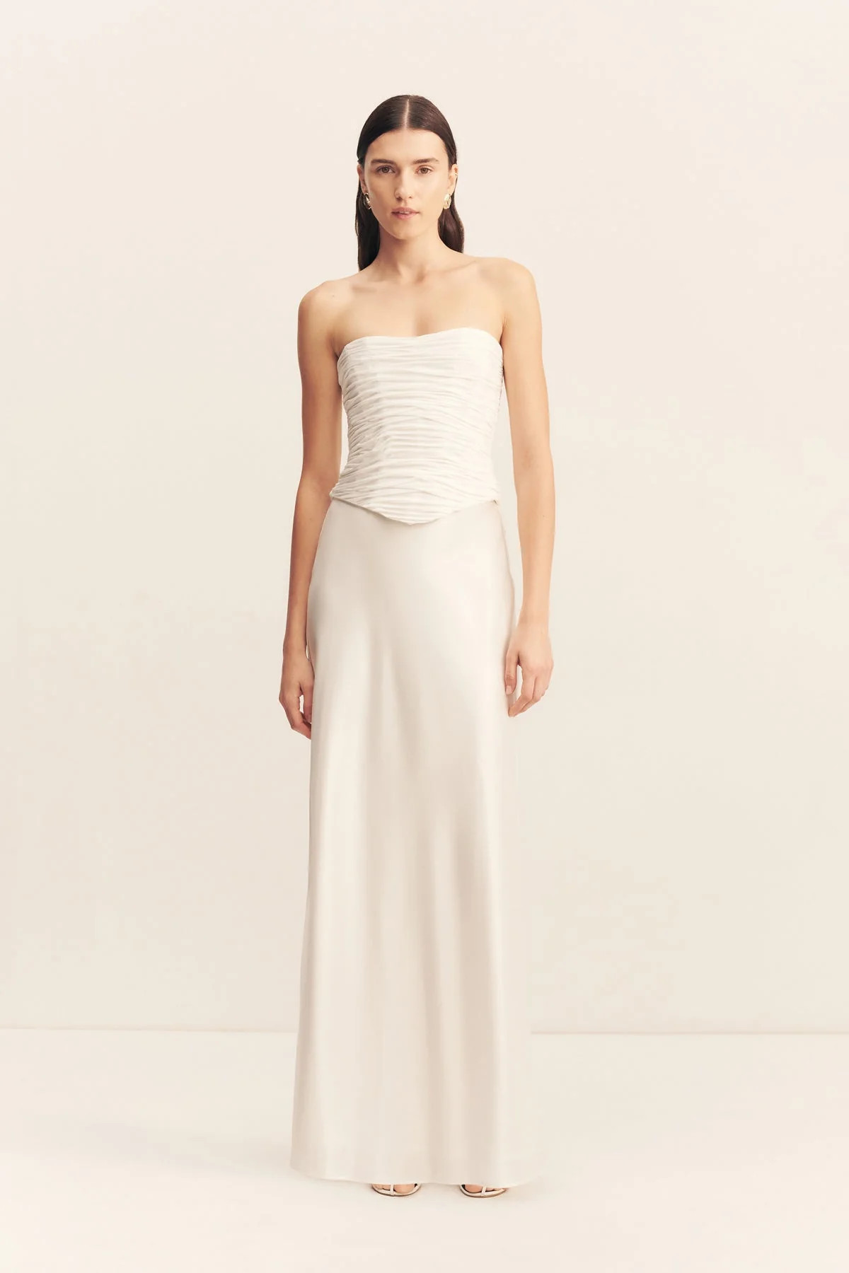 Solene Corset | White | Tops | Shona Joy | Shona Joy