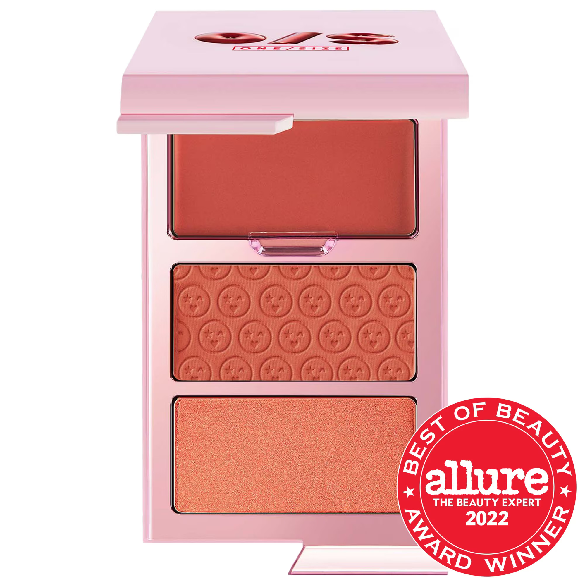 ONE/SIZE by Patrick Starrr Cheek Clapper 3D Blush Trio Palette Freaky Peach | Sephora (US)