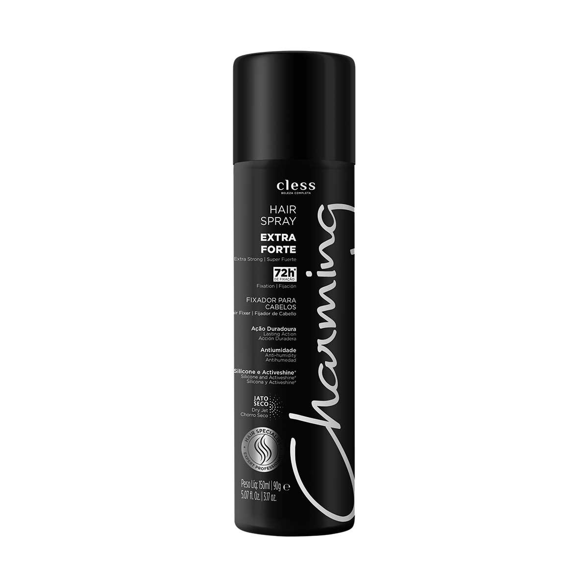 Spray Fixador Para Cabelo Cless Charming Hair Extra Forte 150Ml | DrogaRaia (BR)