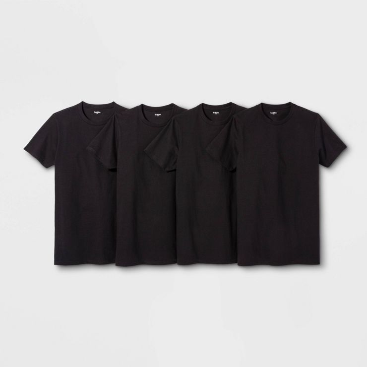 Men's Short Sleeve 4pk Crew-Neck T-Shirt - Goodfellow & Co™ | Target