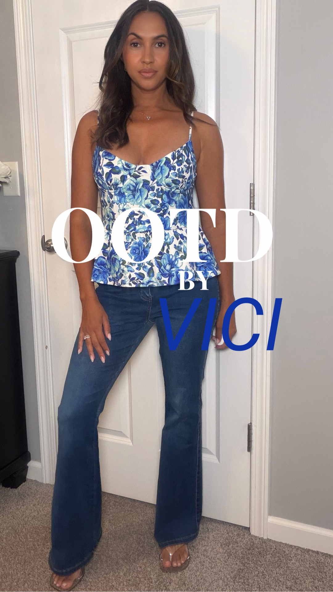The florals. The fit. The denim. 💙🌸

This VICI top is giving all the summer vibes with its beautiful blue floral print and flattering peplum silhouette. Paired with flared denim and my Fashion Nova clear heels, it’s the perfect look for brunch, shopping, patio dinners, or wherever the day takes you.

Save this OOTD for your next outfit idea and follow @Maria.Fashion.Forward for more style inspiration. ✨

#OOTD #VICICollection #SummerStyle #FashionInspo #BlueFlorals #DenimStyle #SummerOutfitIdeas #FashionNova #StyleOver40 #MariaFashionForward

#LTKootd #LTKSeasonal