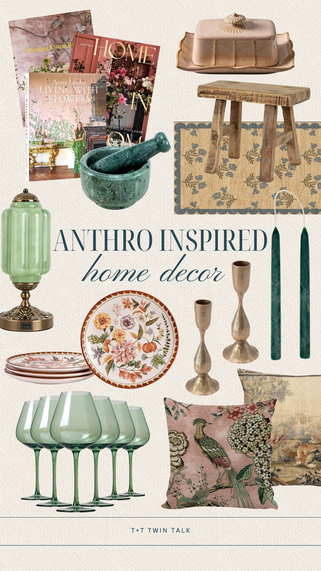 Anthro-inspired home decor with vintage details, soft colors, and pretty little touches that make a space feel so cozy. These pieces would be perfect for adding a little character to your home without going overboard.

#LTKSeasonal #LTKOver40 #LTKHome