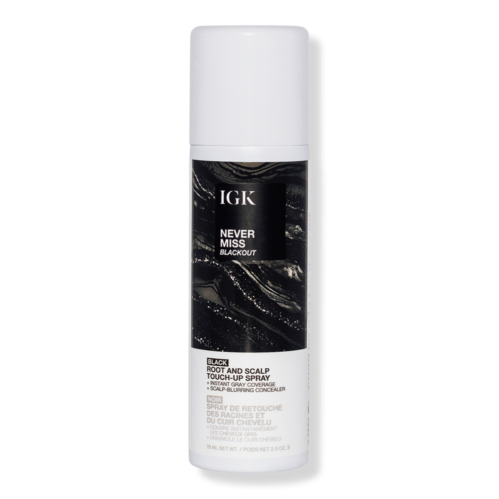 IGK NEVER MISS Root and Scalp Touch-Up Spray - Blackout | Ulta
