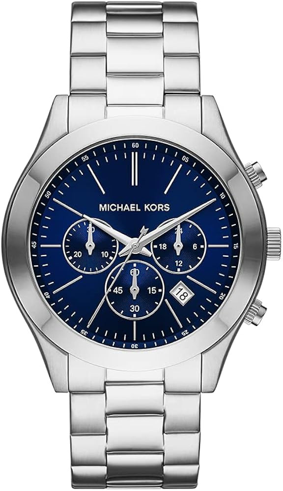 Michael Kors Men's Slim Runway Stainless Steel Quartz Watch | Amazon (US)
