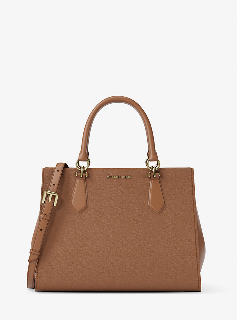 Marilyn Medium Saffiano Leather Satchel | Michael Kors US