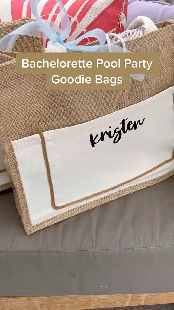 Bachelorette cabana/pool party goodie bags!

#LTKWedding