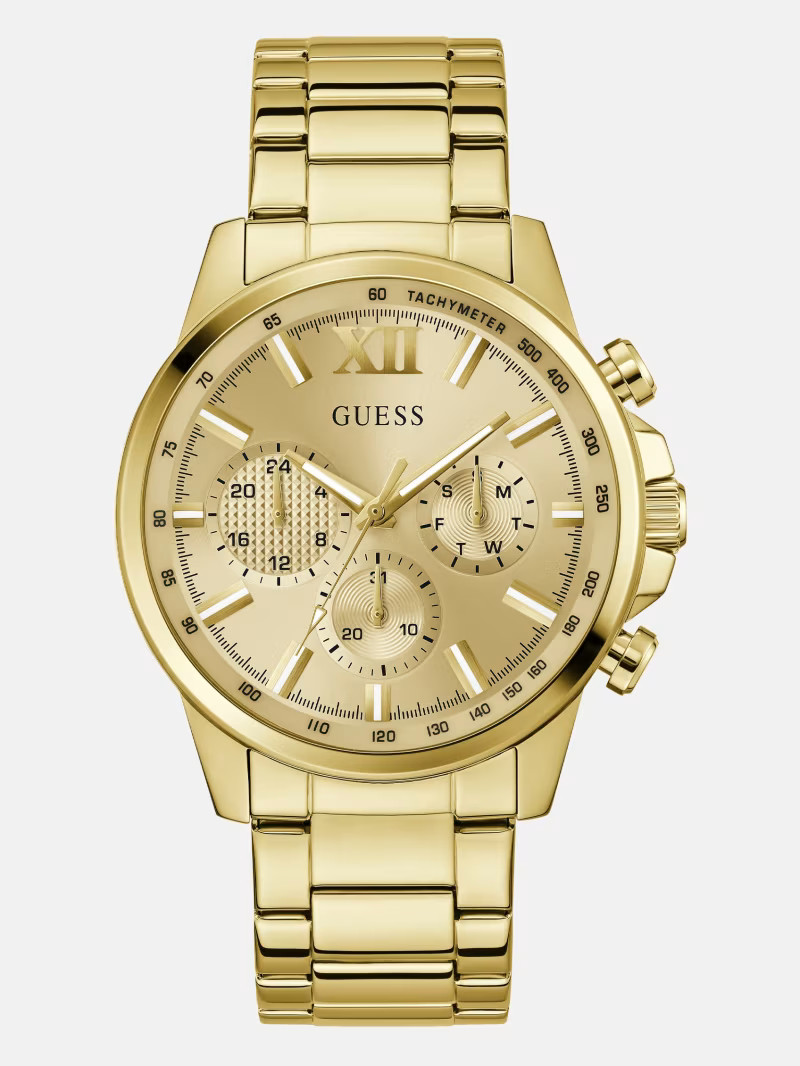 Gold-Tone Multifunction Watch | Guess (US)