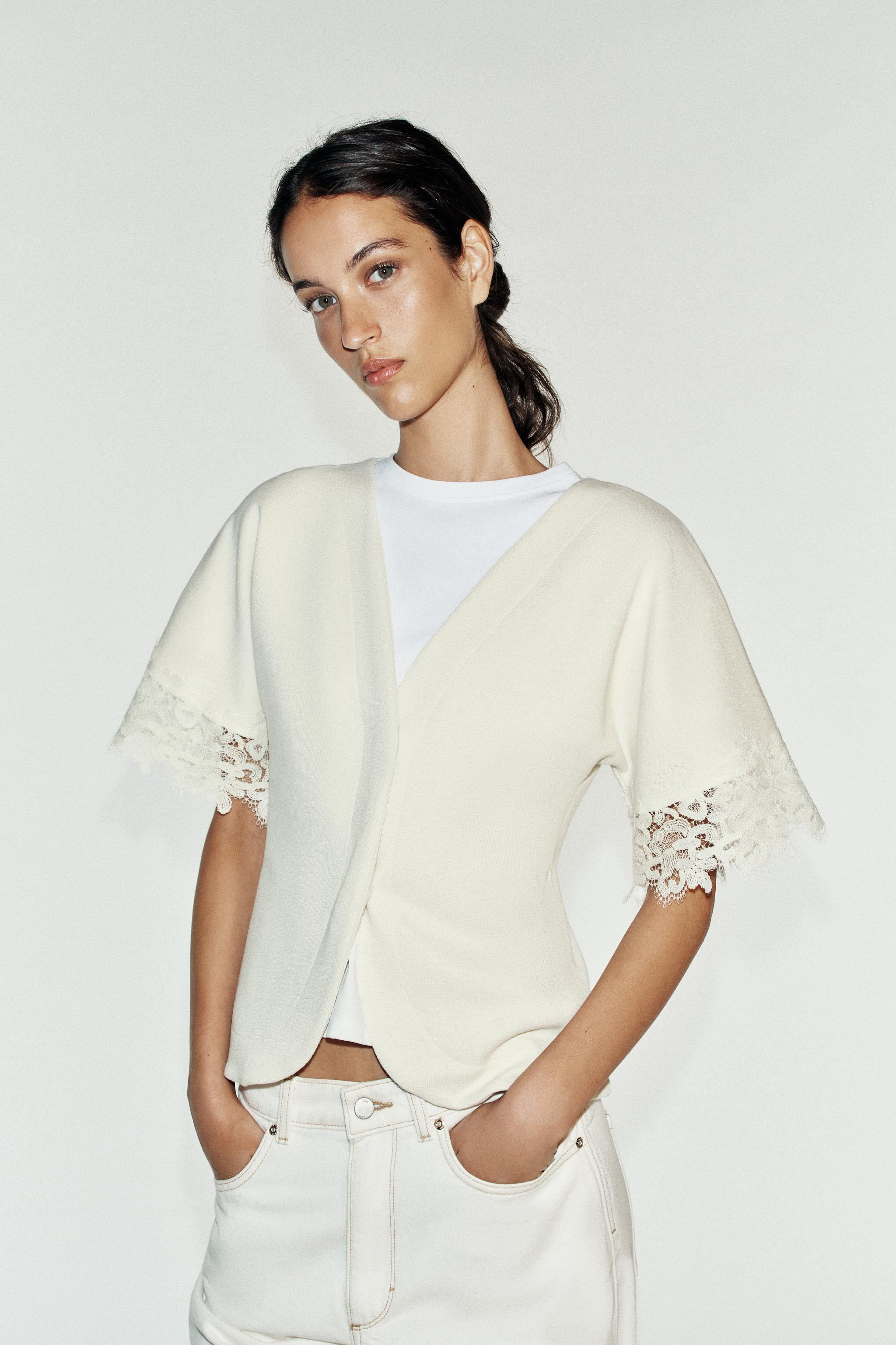 SOFT LACE TOP | Zara US