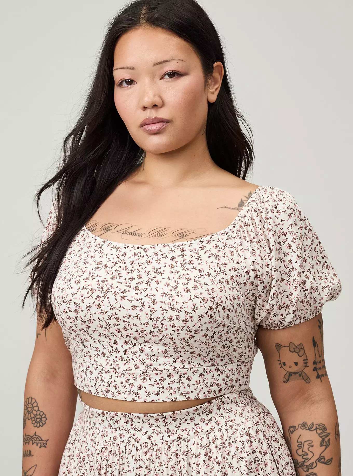 Puff Sleeve Maxi Skirt Set | Torrid (US & Canada)