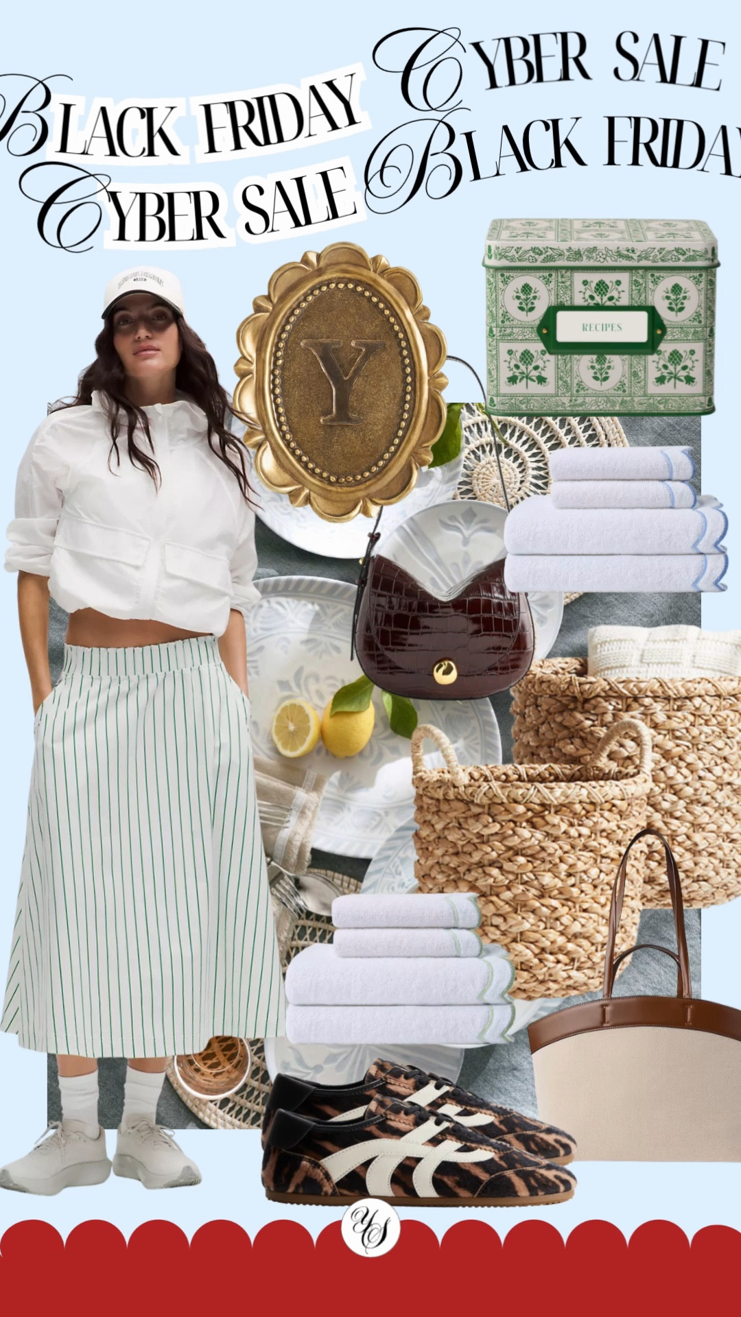 My favorite finds during the Black Friday and Cyber Sale! Everything from home to style!!!



cyber sale, Black Friday sale, style, gift guide, style guide, casual look, casual style, Anthropologie, baskets, pottery barn, home decor, home finds, rifle paper co, towel set, hosting, handbag, j crew, Nordstrom sale, preppy style, Grandmillenial, gifts for her, hostess gifts, gift ideas, sale alert, suede handbag, chocolate brown



#ltkgiftguide #ltkcyberweek #ltkholiday #ltkseasonal #ltkselfcare #ltkhome #ltkgiftsforher #ltkfindsunder50 #ltkunder100 

#LTKSaleAlert #LTKHome