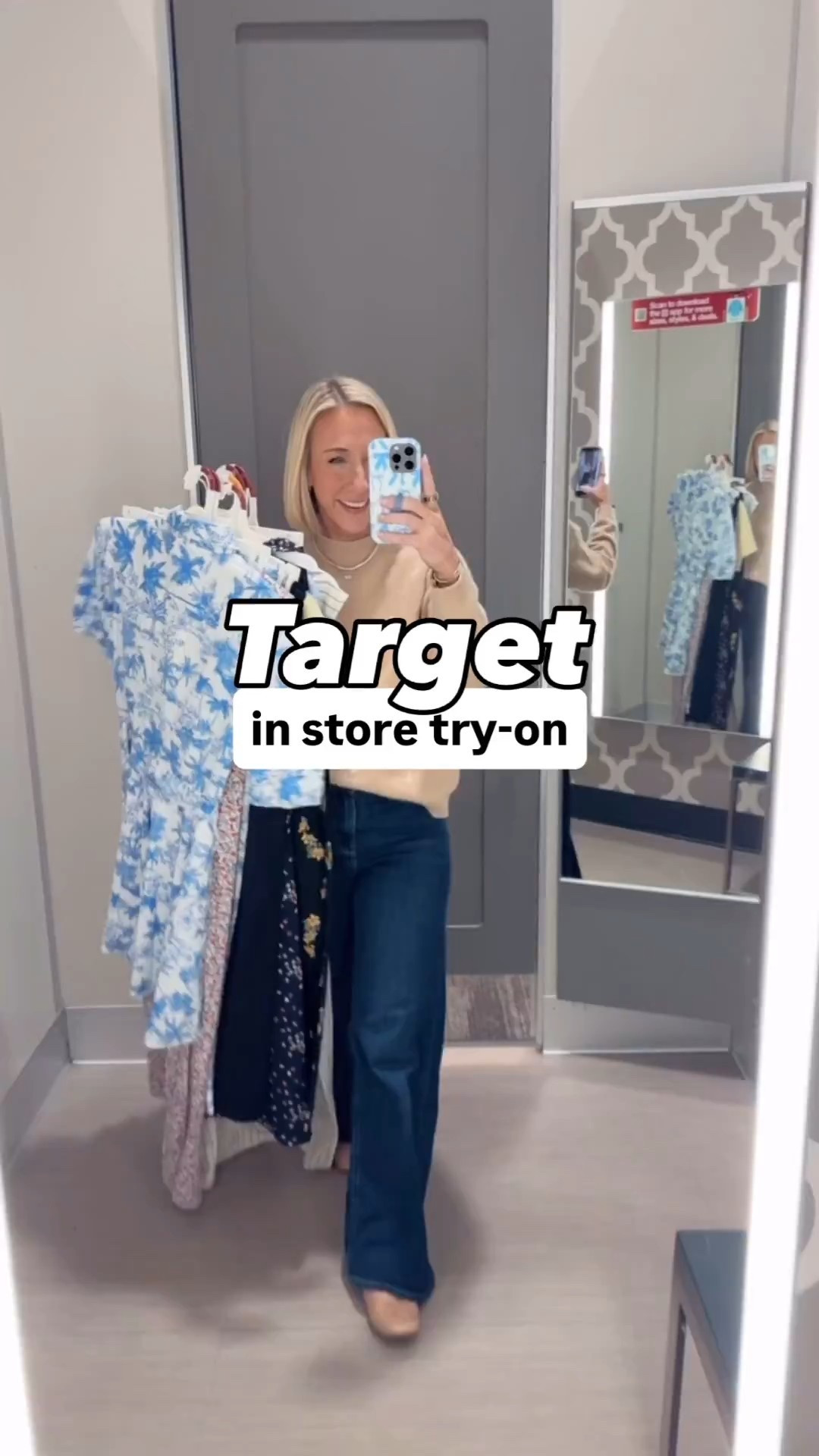 Target; in store try-on * Bella Stretch Wide Leg Jeans - Size: 25 - Inseam: 30. Color: Midnight Blue. * Embroidered Floral Crew Neck Sweater - size Small. 1. Short Sleeve Pointelle Crewneck Sweater - size XS. 2. Effortless Pull-On Pants - size XS. 3. Short Sleeve Fuzzy Polo T-Shirt - size Small. 4. Crepe Printed Pants - size XS. 5. Short Sleeve Scoop Neck Pointelle Blouse - size Small. 6. Linen Wide Leg Pull-On Pants - size XS. 7. Belted Jumpsuit - size XS. 8. Sleeveless Midi A-Line Dress - size XS. 9. Sleeveless Ruffle Maxi Sundress - size XS. 10. Puff Sleeve Mini Shirtdress - size XS. * Tan Heel - tts.
 

 

#LTKOver40 #LTKFindsUnder50 #LTKSeasonal