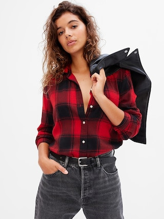 Flannel Easy Shirt | Gap Factory