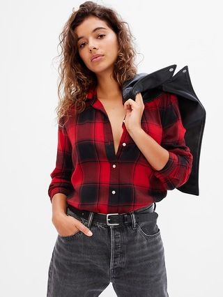 Flannel Easy Shirt | Gap Factory