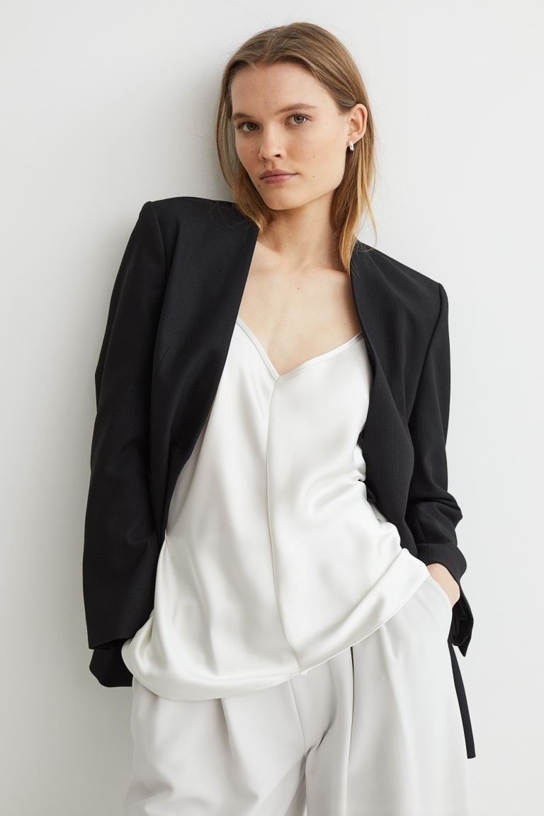 Satin V-neck Camisole Top | H&M (US + CA)