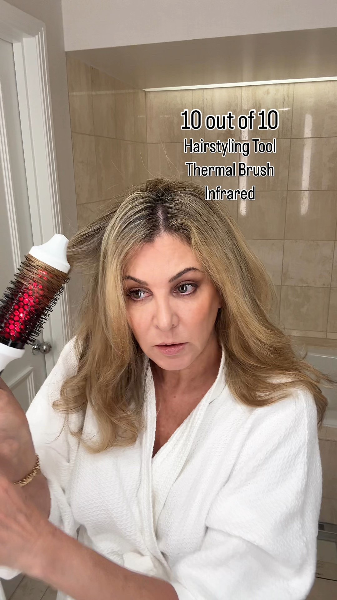 Say goodbye to frizzy hair and hello to your new favorite hairstyling tool. I give it 10 out of 10 stars for smoothness and shine. The magic is in the infrared technology. 

#LTKBeauty #LTKSummerEdit #LTKOver40