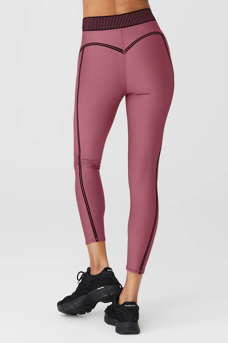 Airlift High-Waist 7/8 Line Up Legging | Alo Yoga (US)