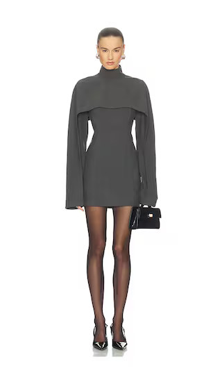 Noeme Mini Dress in Grey | Revolve Clothing (Global)
