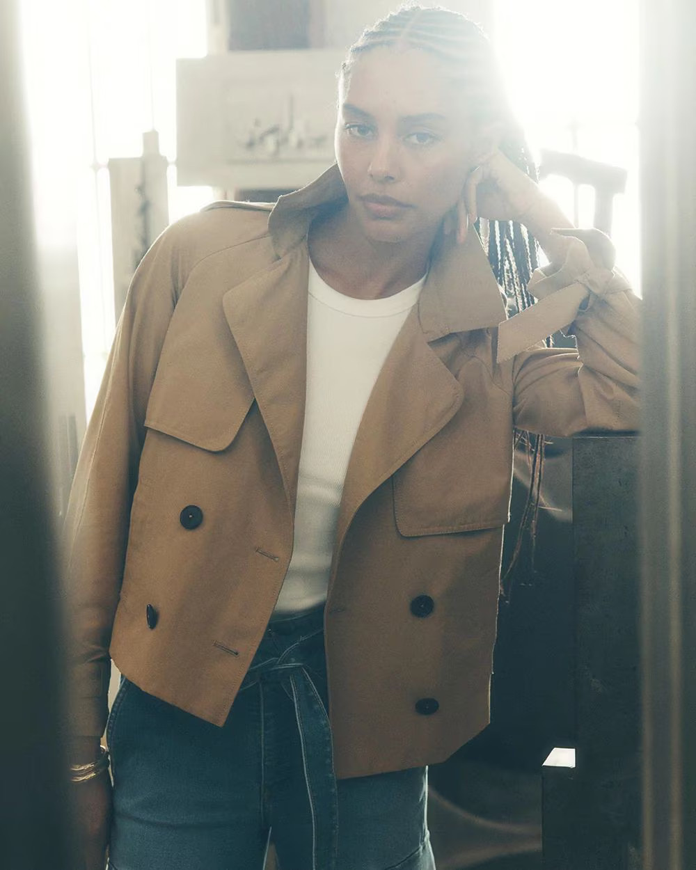 Cropped Trench Coat | White House Black Market