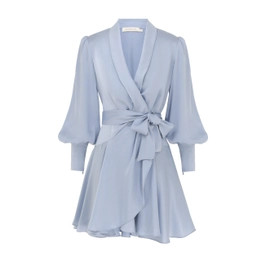 Silk Wrap Mini Dress | ZIMMERMANN (US, CA, EU, MENA)