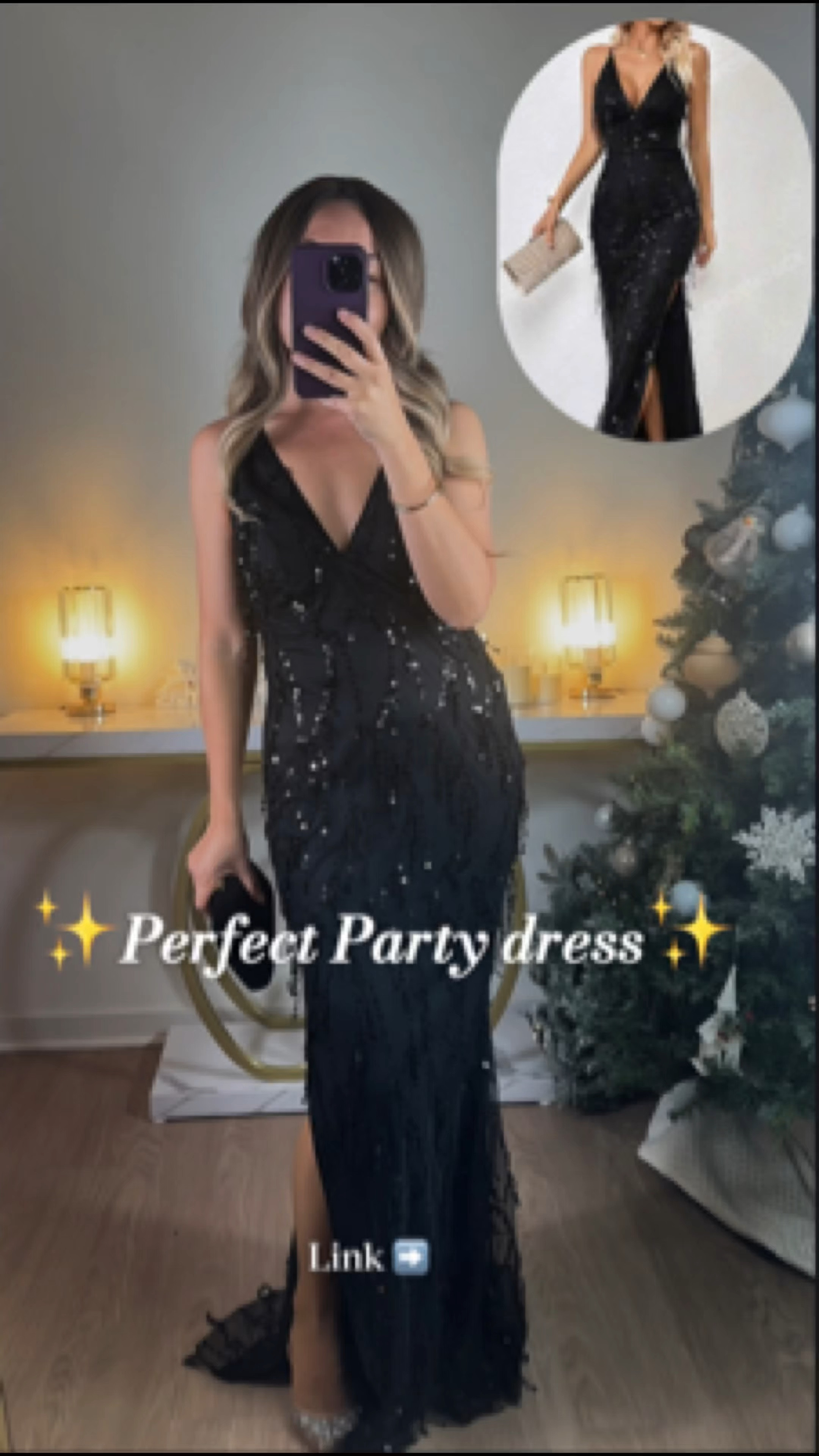✨ “Looking for the perfect dress for a holiday party?✨ This combination of elegance and sparkle will make you stand out! 💃 A great choice for winter celebrations and New Year’s parties. Stylish, affordable, and incredibly stunning! 🖤#SparkleSeason #EveningStyle”

#LTKFindsUnder50 #LTKStyleTip #LTKHoliday