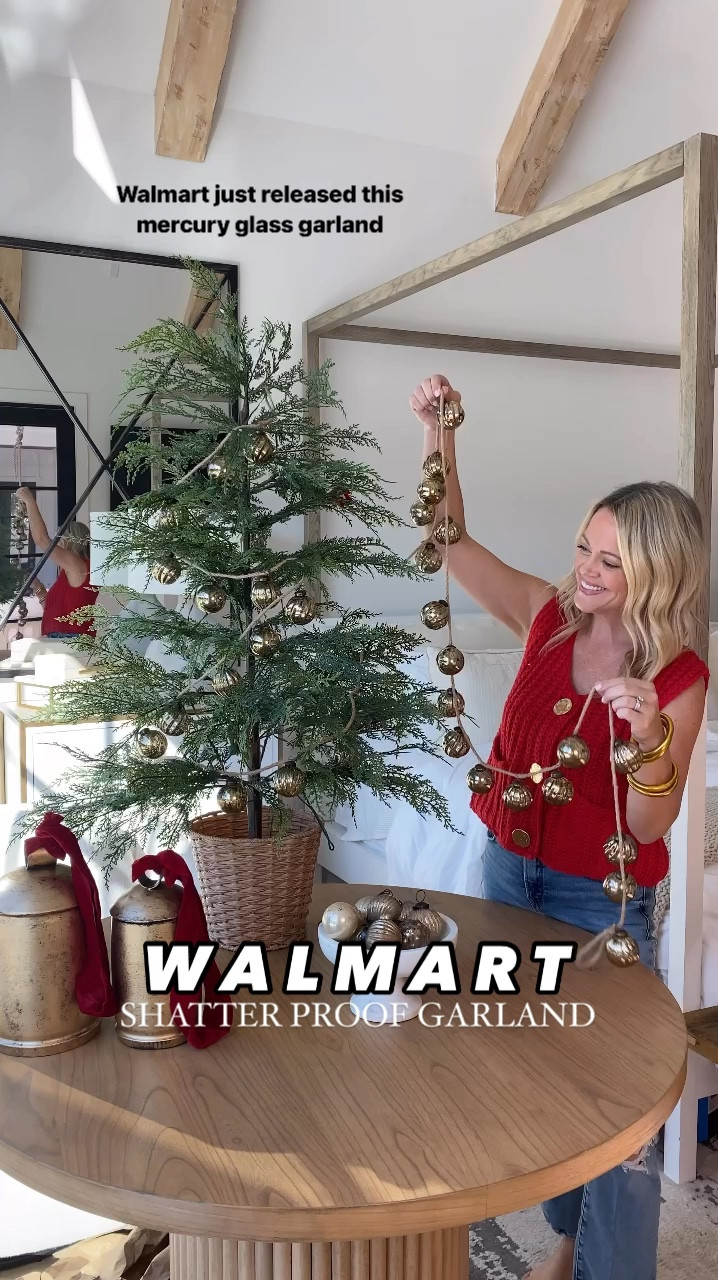 Walmart just released a mercury glass (looking) garland that’s shatterproof and under $13! 

Holiday decor / Christmas decor / Christmas tree / tree decorations / wreath / garland / fall outfits / my Texas house / Walmart home / 

#LTKSeasonal #LTKFindsUnder50 #LTKHome