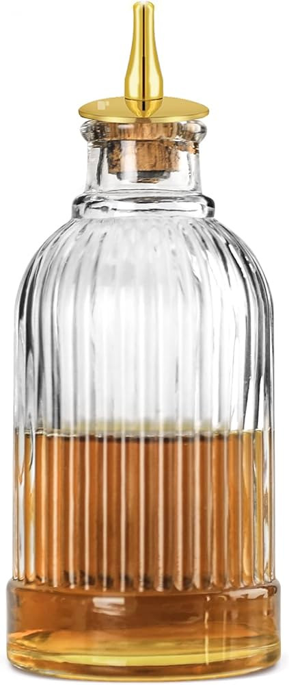 Bitters Bottle - 7oz 200ml Bitter Bottle with Dash Top, Made of Glass, Perfect for Bartender, Home B | Amazon (US)