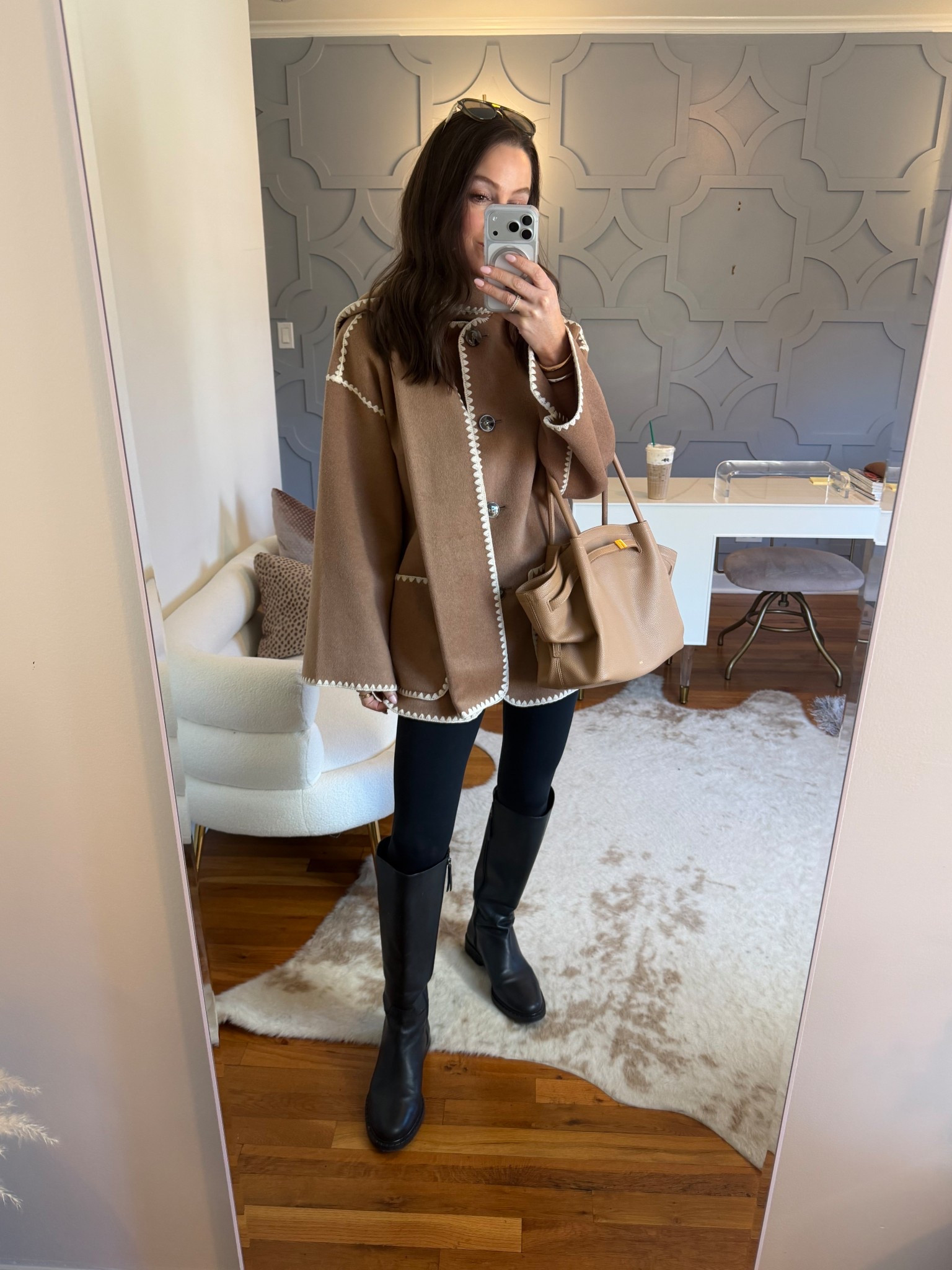 Jacket: Small (my true size)
Leggings: Small (my true size)
Boots: Sized up half a size!