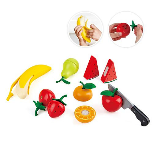 Hape Kitchen Food Playset Healthy Fruits, 8 Pieces | HSN