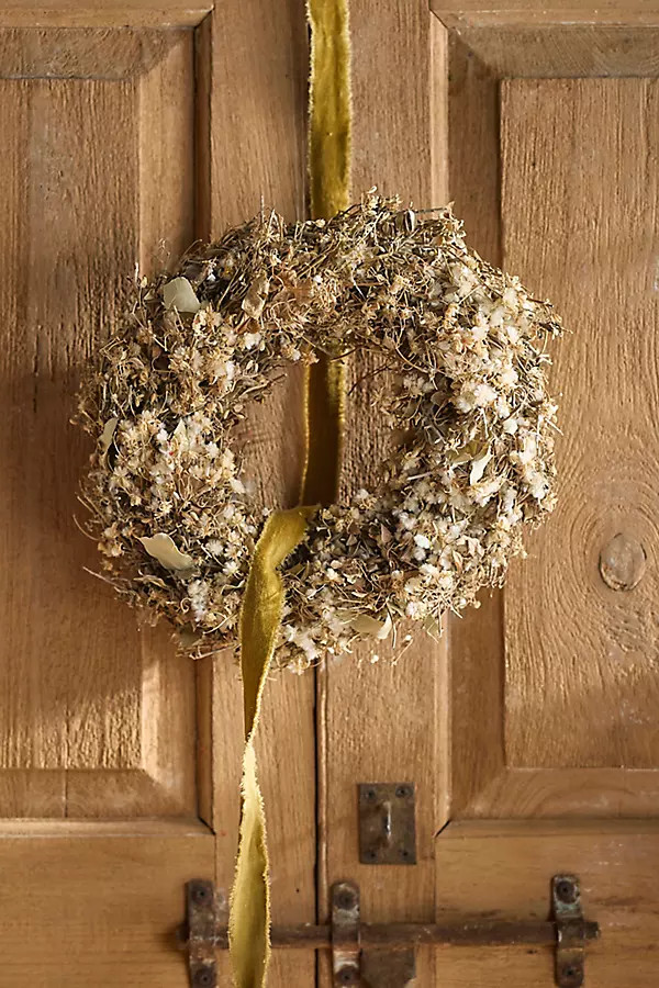 Dried Clematis Wreath | Anthropologie (US)