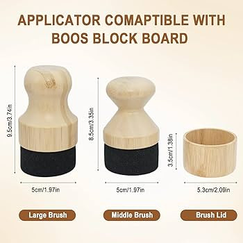 Mystery Oil Applicator Compatible with Boos Block Cutting Board-Natural Natural Bamboo Board Crea... | Amazon (US)