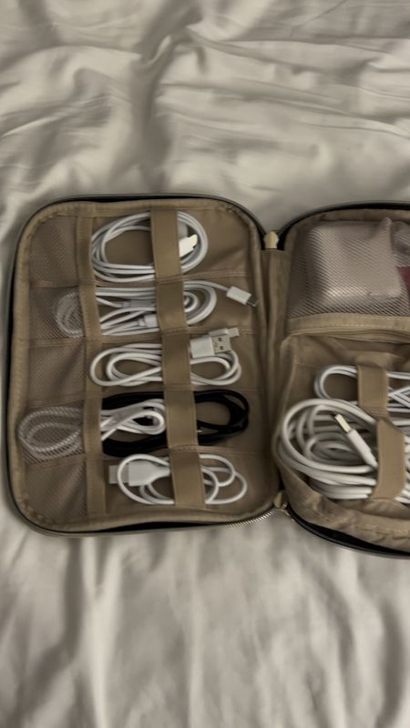 One my favorite travel cord organizers, travel bag, travel charging cable organizer, travel organizer 

#LTKfindsunder50 #LTKtravel