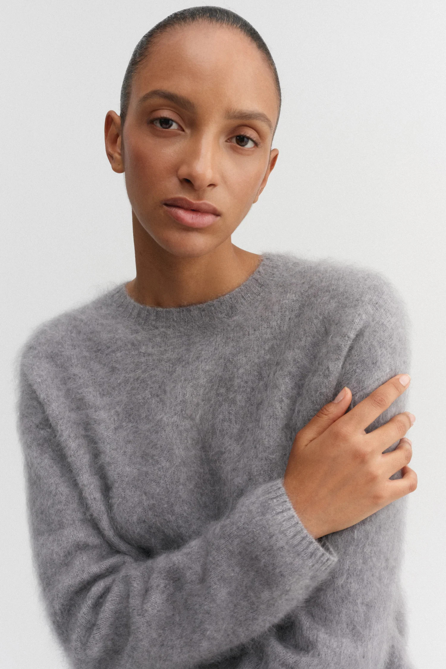 Floy Cashmere Sweater, grey | Almada Label