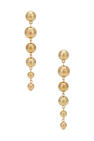 SHASHI Fort Knox Drop Earrings in Gold from Revolve.com | Revolve Clothing (Global)