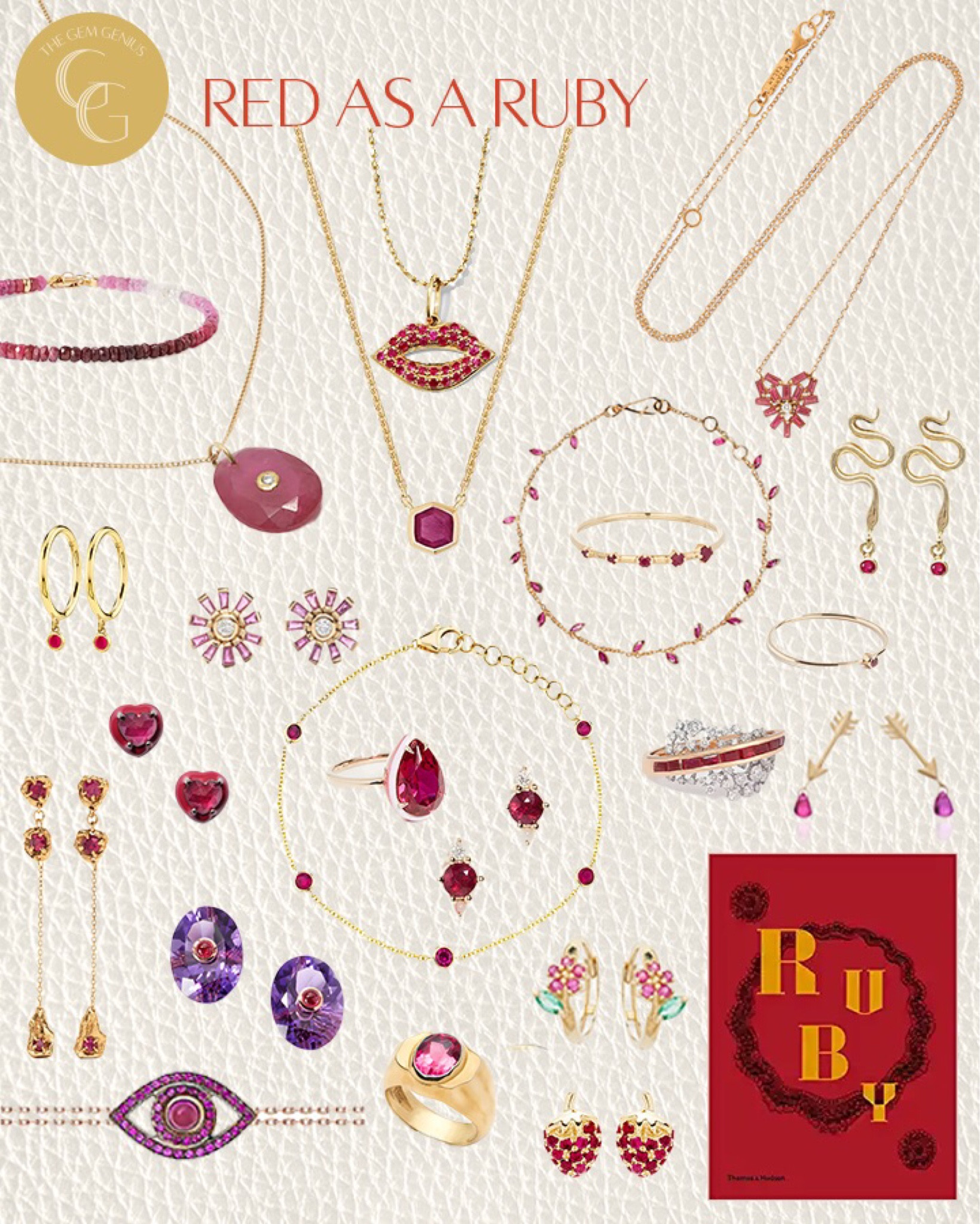 Red as a Ruby

Ruby is the birthstone for July and the gem for the 15th and 40th anniversaries. 

#thegemgenius #gemgenius #jewelry #jewels #jewelryaddict #gemstones #onlineshop #shopsmall #womenownedbusiness #smallbusiness #smallbusinessowner #onlinebusiness #womenowned #earrings #necklace #bracelet #braceletstacks #accessories #womensstyle #womensfashion #instajewelry #jewelrygram #designerjewelry #statementjewelry #statementearrings #fashionjewelry #moodboard

#LTKstyletip #LTKfamily #LTKSeasonal