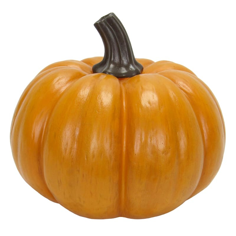 Pumpkin Porch Orange Pumpkin, 6.6" | At Home