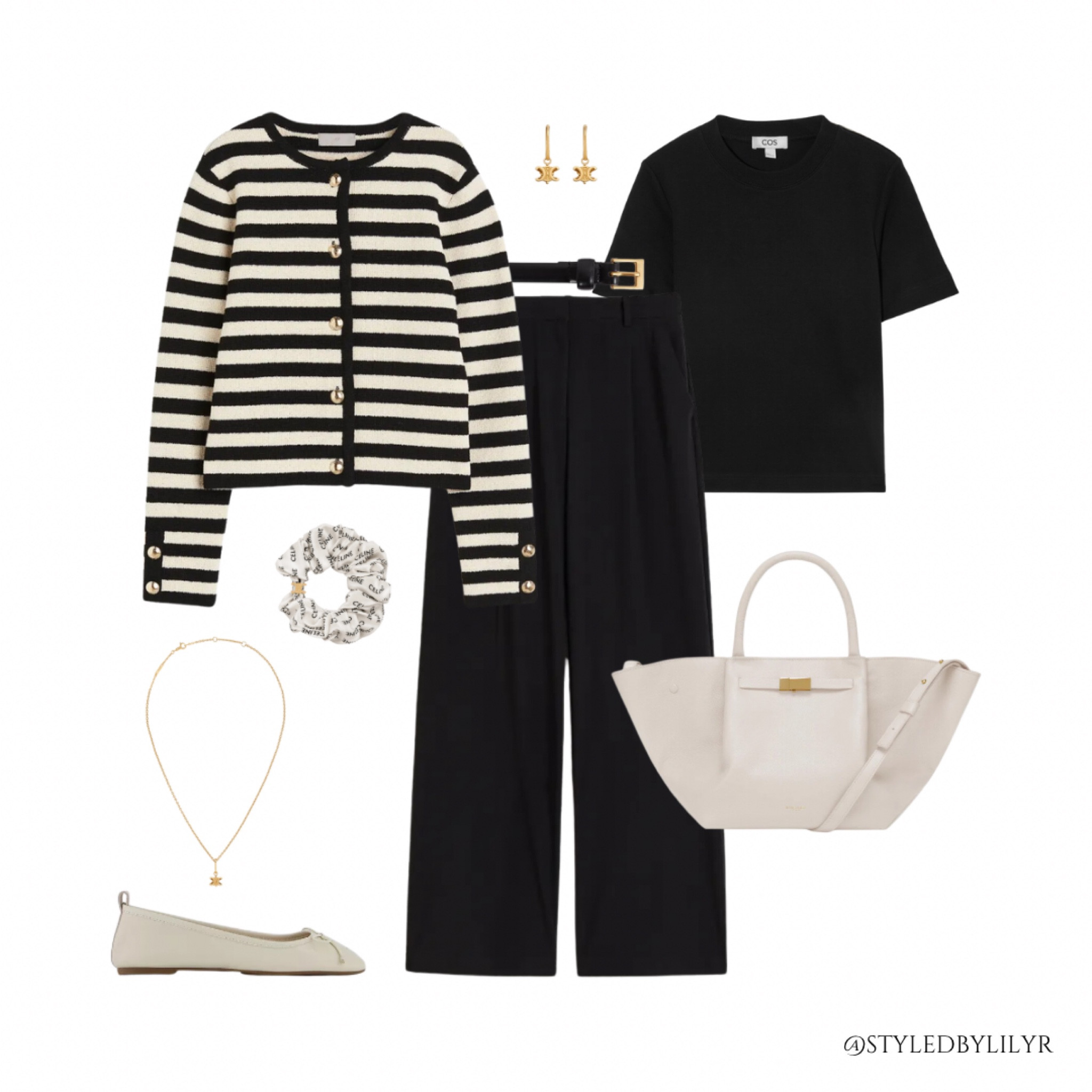 the viral h&m cardigan is back in stock!! chic outfit for work or a trip to paris ✨🤍☕️

#LTKworkwear #LTKSeasonal #LTKmidsize