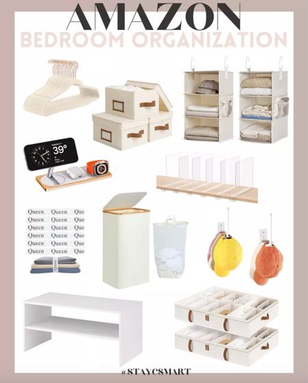 Make organizing easy with these Amazon  finds 🧺 

bedroom organizing | clean closet | hangers | organized room inspo | shelf organizers | storage bins 

#LTKHome #LTKFamily