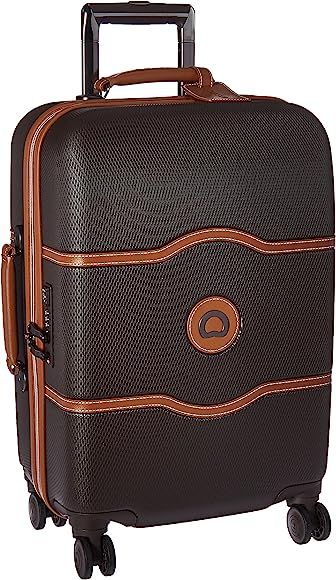 DELSEY Paris Chatelet Hard+ Hardside Luggage with Spinner Wheels, Chocolate Brown, Carry-on 21 In... | Amazon (US)