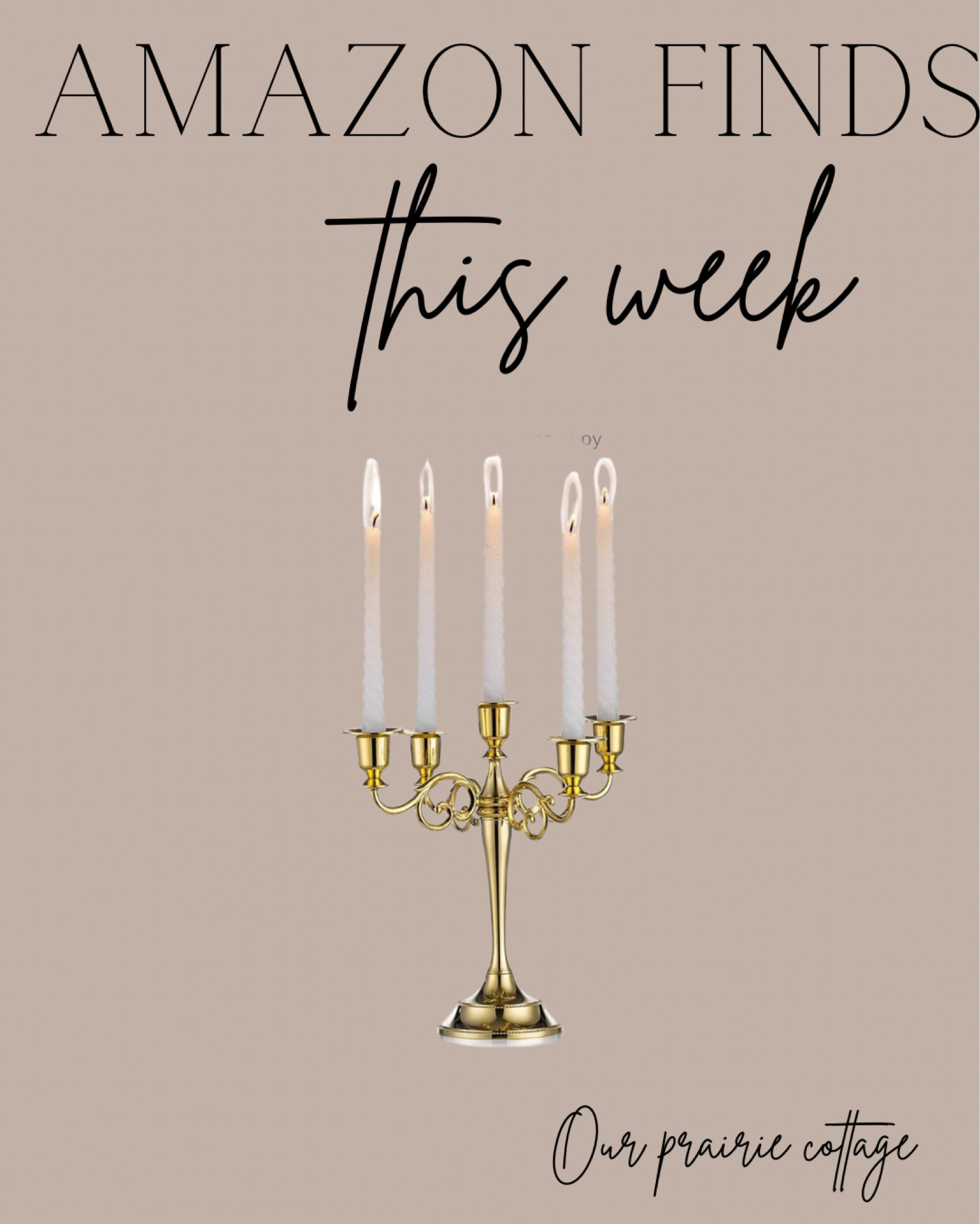 Amazon find Gold candle holder 

#LTKfindsunder100 #LTKhome